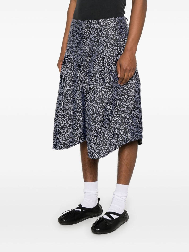 paisley jacquard shorts 3