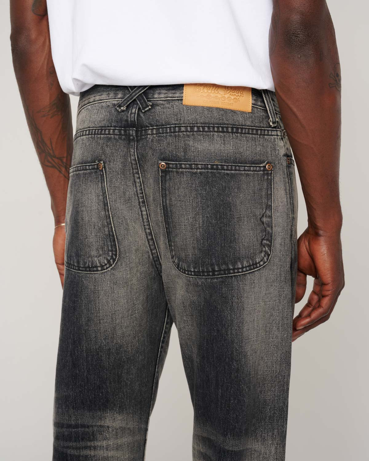 Type 01 13.2oz Selvedge Denim Pant - Washed Black - 8