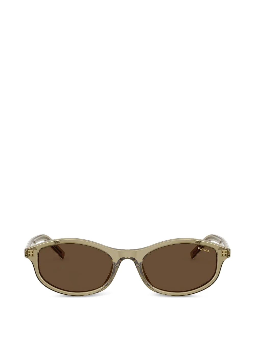 oval-frame sunglasses - 1