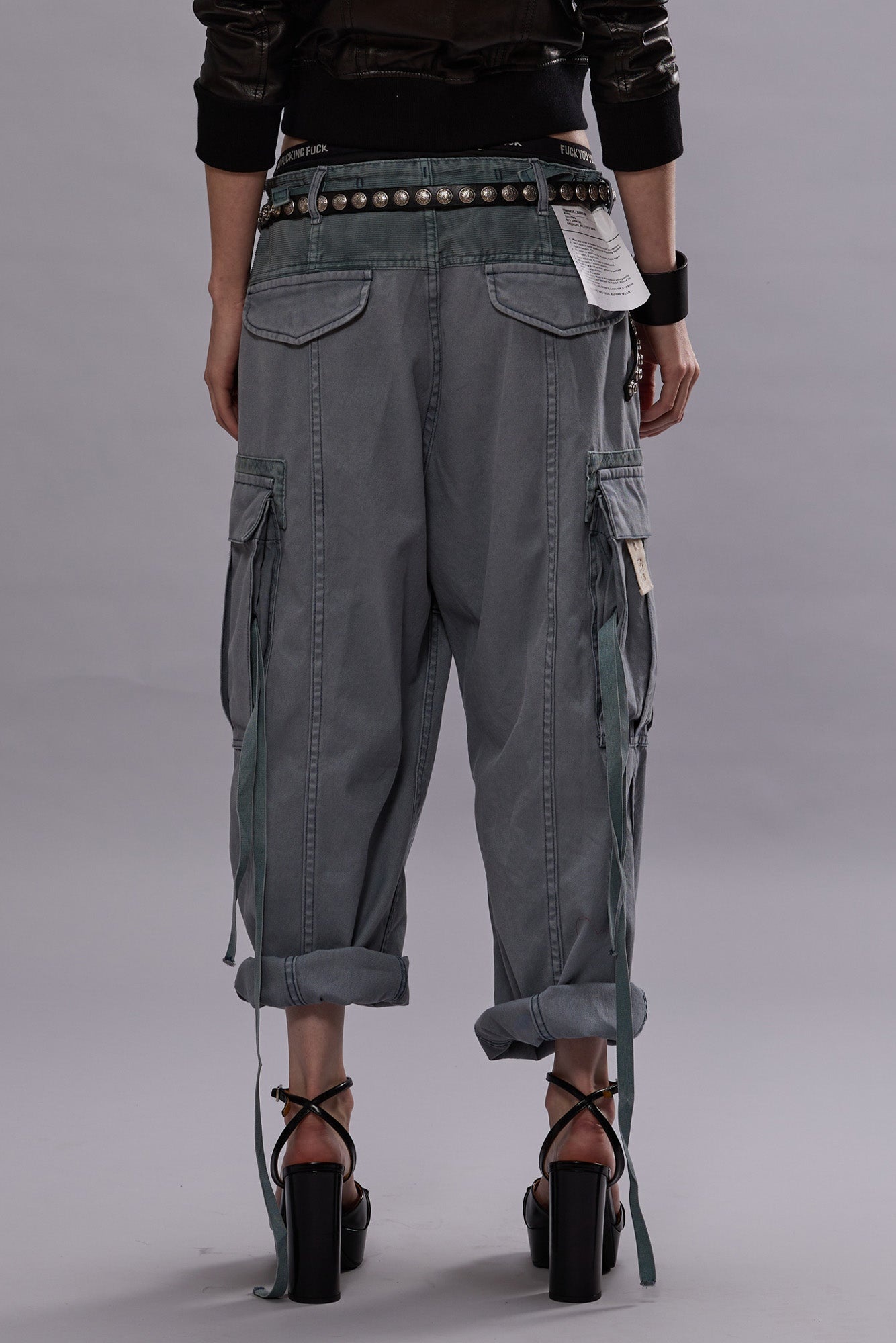 CROPPED CARGO - FADED STEEL BLUE CANVAS - 4