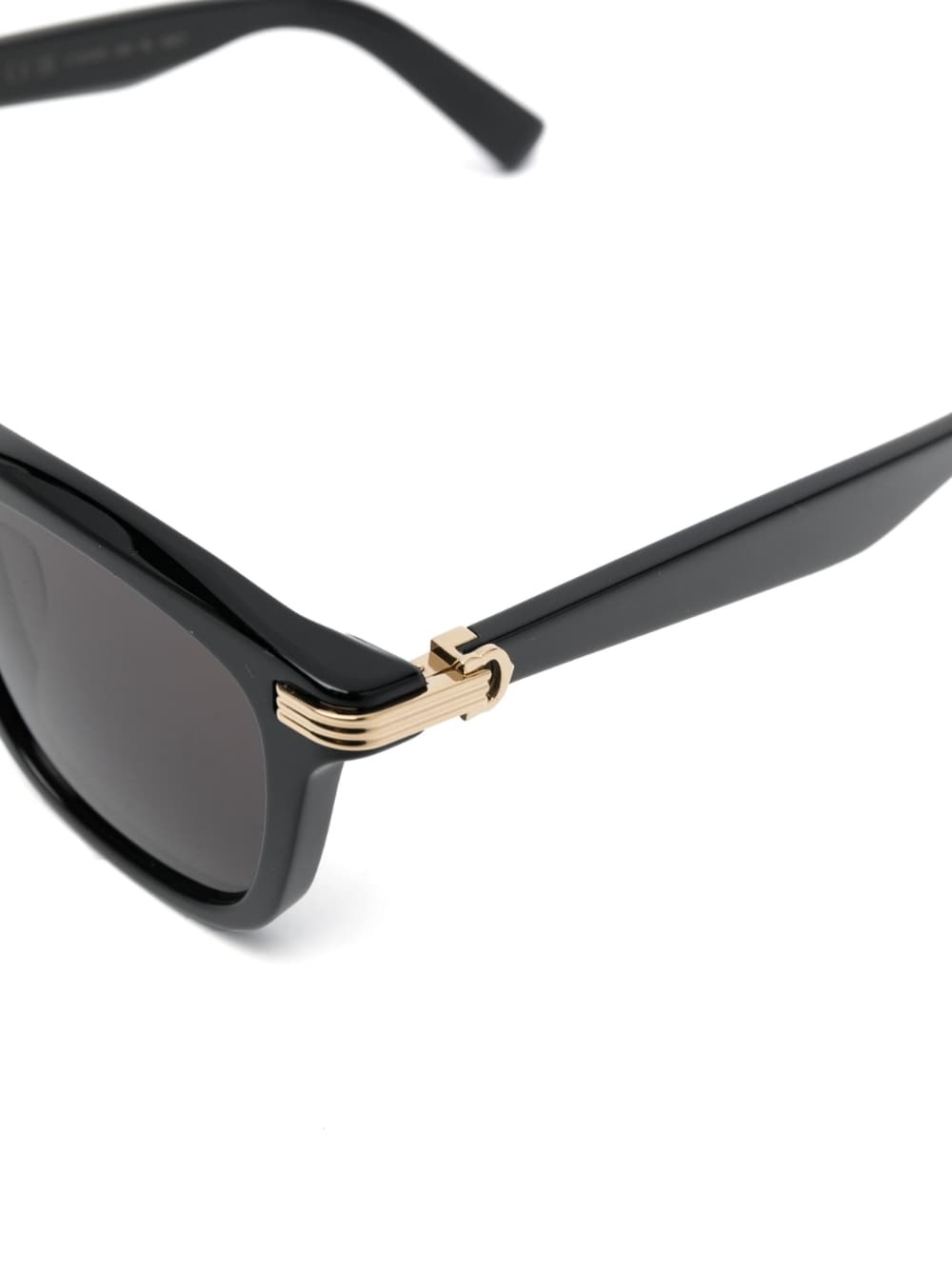 gold-detail square-frame sunglasses - 3
