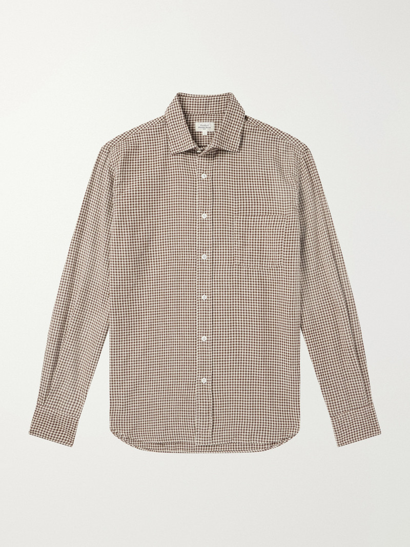 Paul Striped Cotton-Gabardine Shirt 1