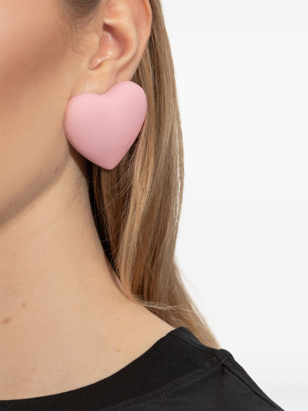 heart-shaped earrings - 2