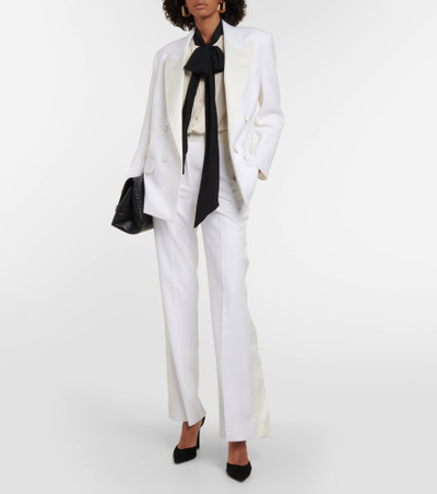 Victoria Beckham High-rise straight pants outlook