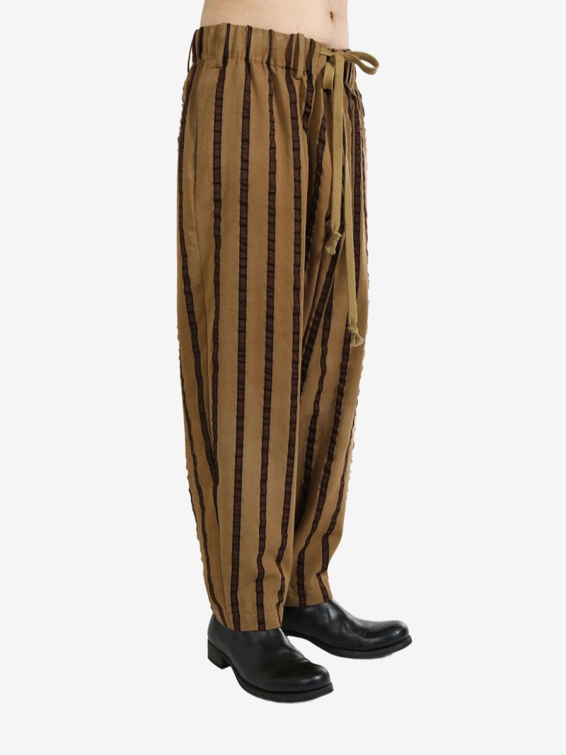 UMA WANG striped loose trousers outlook
