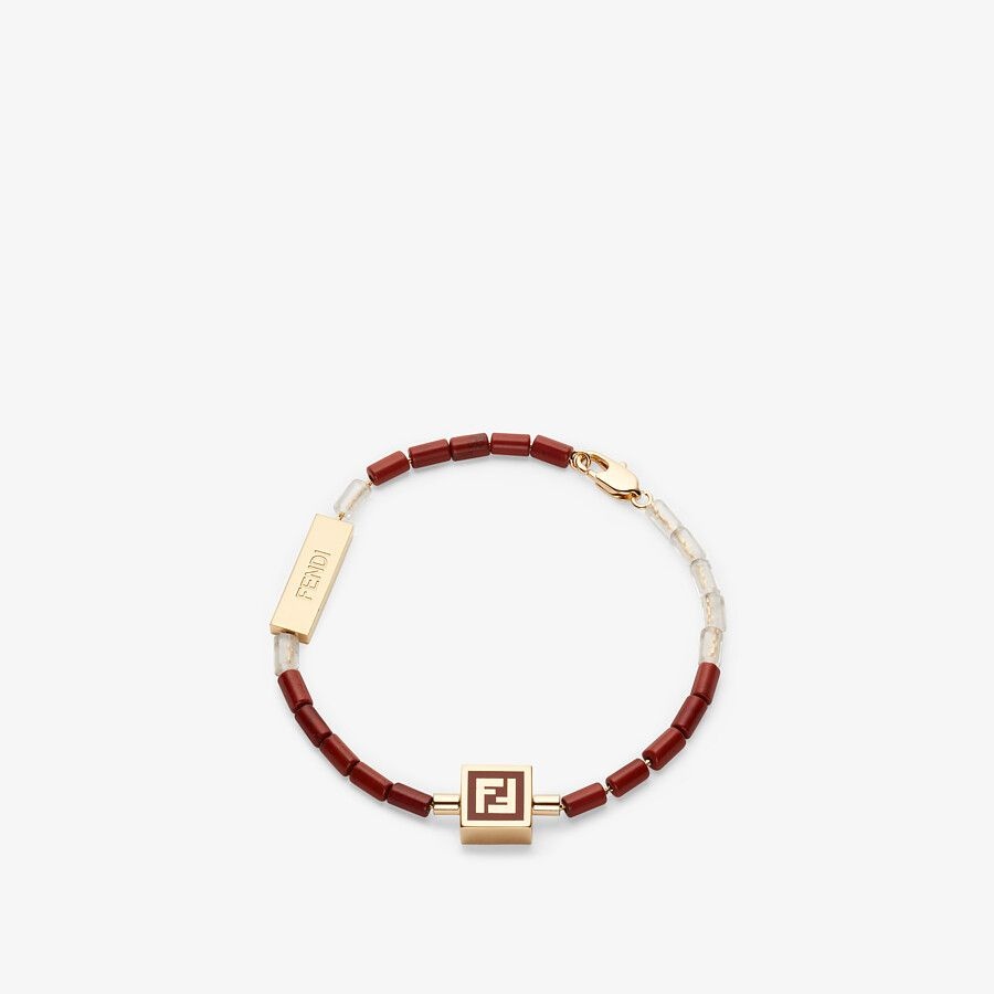 Bracelet in shades of red - 1