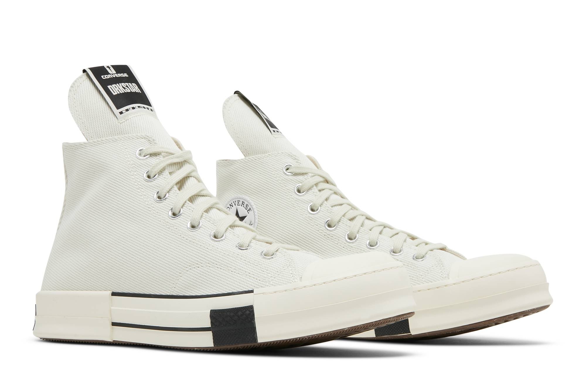Rick Owens x DRKSHDW DRKSTAR Chuck 70 High 'Egret' - 8