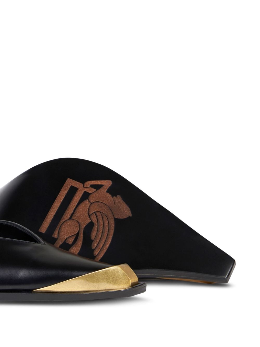 100mm leather pumps - 4