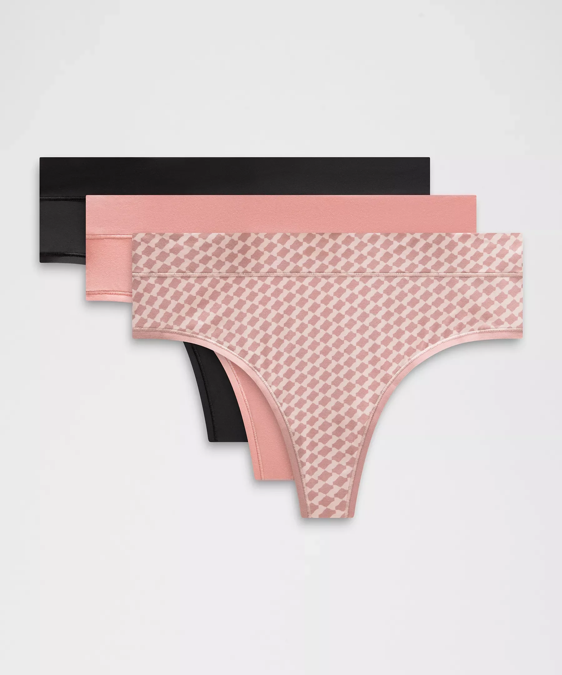 UnderEase High-Rise Thong Underwear *3 Pack - 1