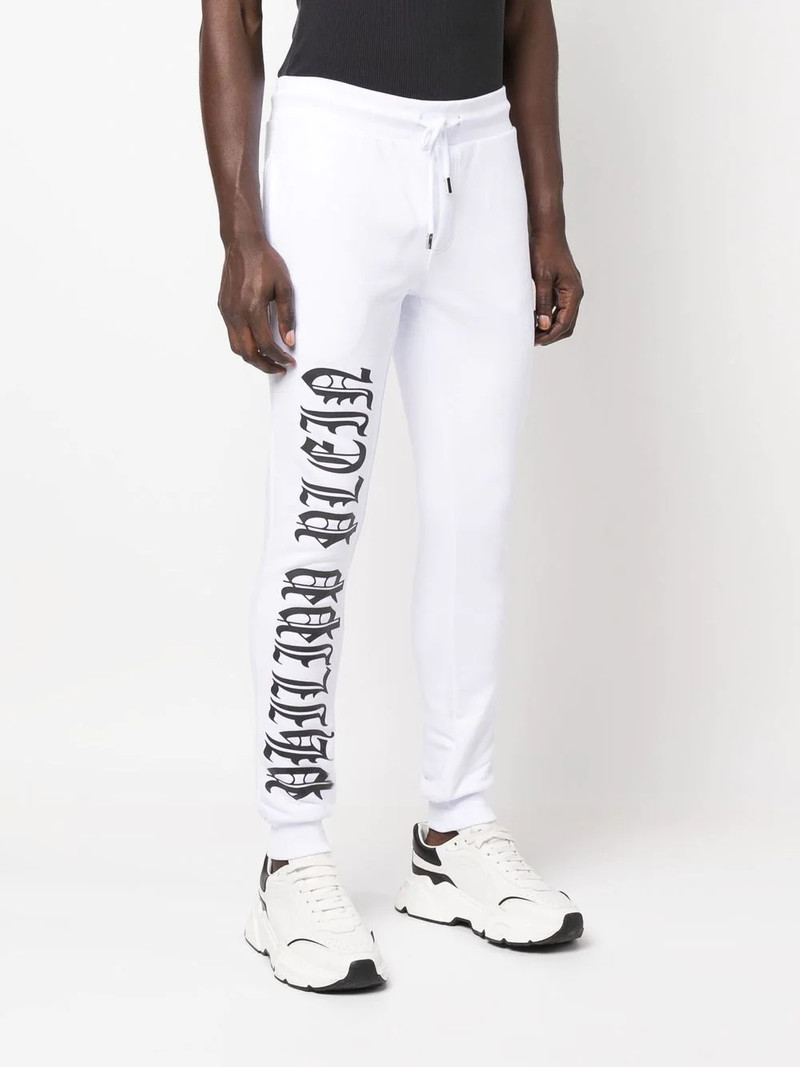 Gothic Plein cotton track pants 3