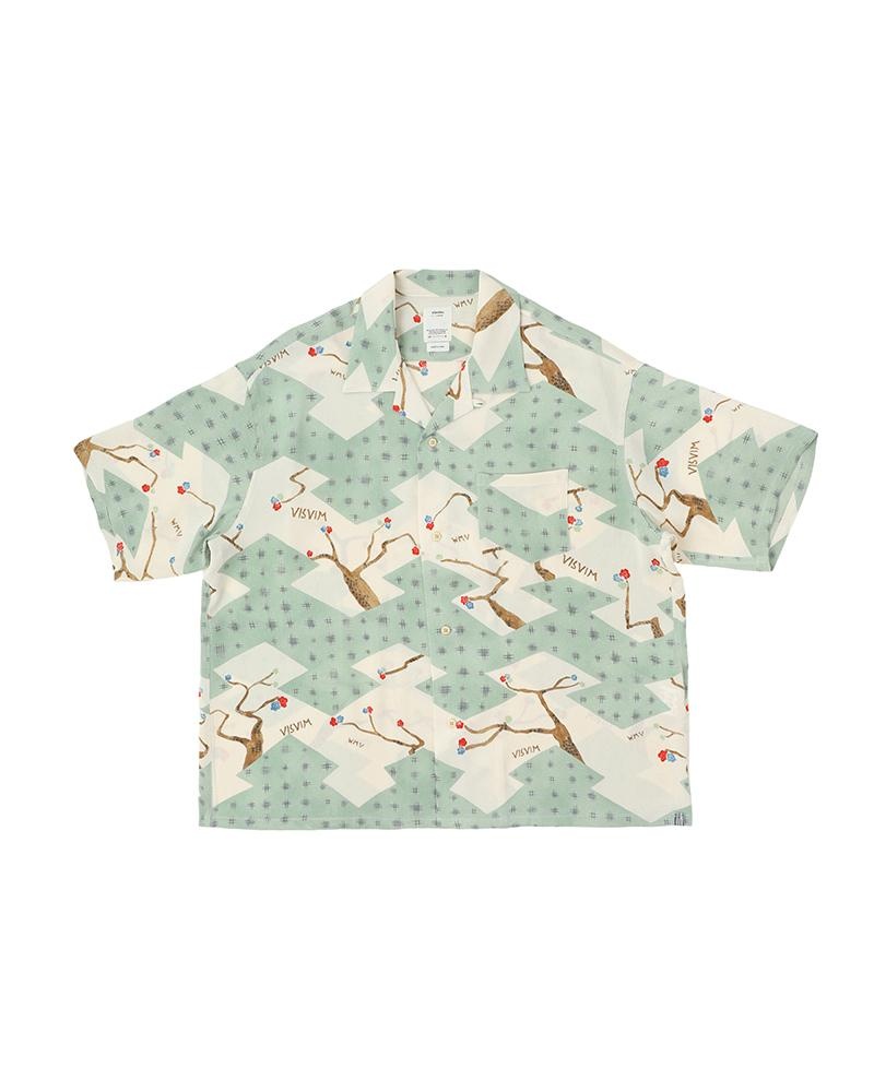 visvim CROSBY SHIRT S/S (SILK) LT.GREEN | REVERSIBLE