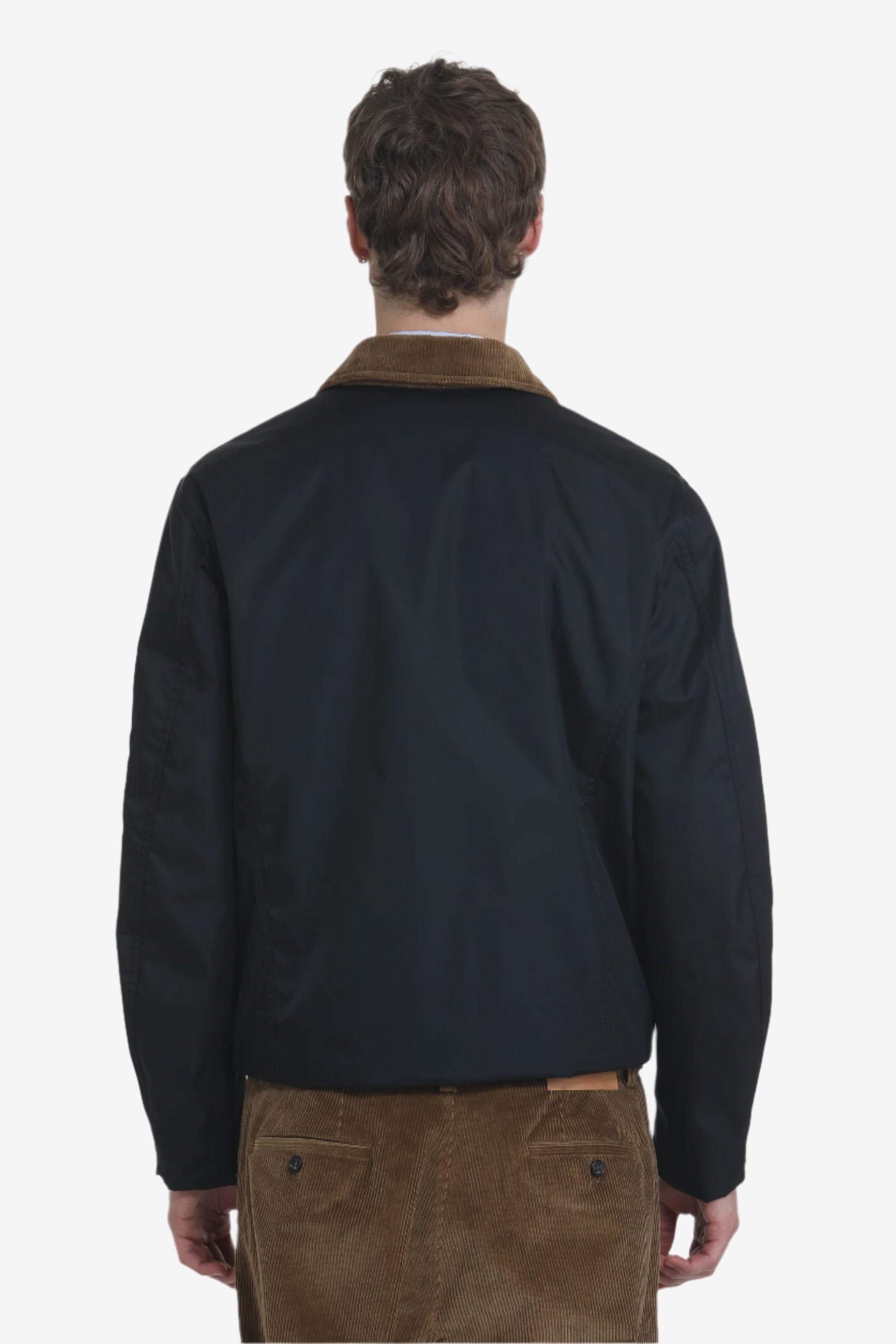 JACKET WITH CONTRASTING COLLAR - 2