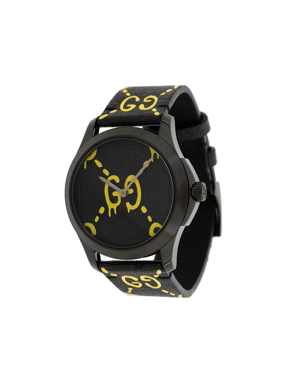 Black Yellow GucciGhost G-Timeless watch - 1