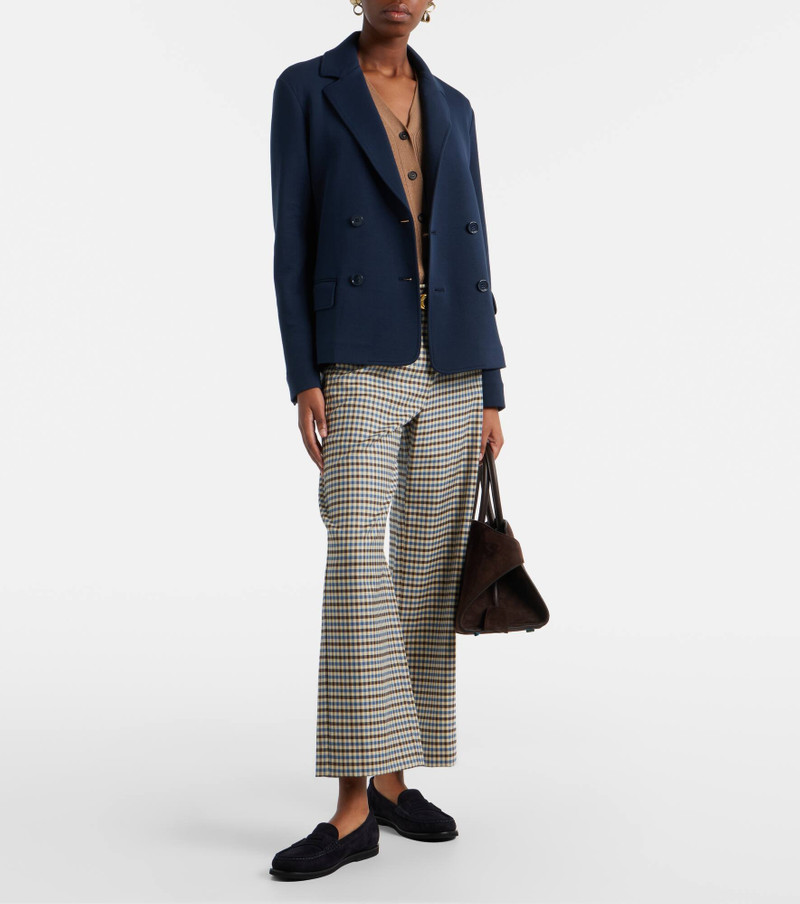 Badia double-breasted cotton-blend blazer 6