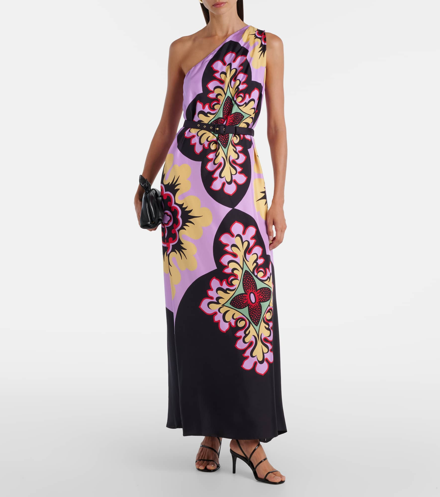 Roy printed silk twill maxi dress - 2