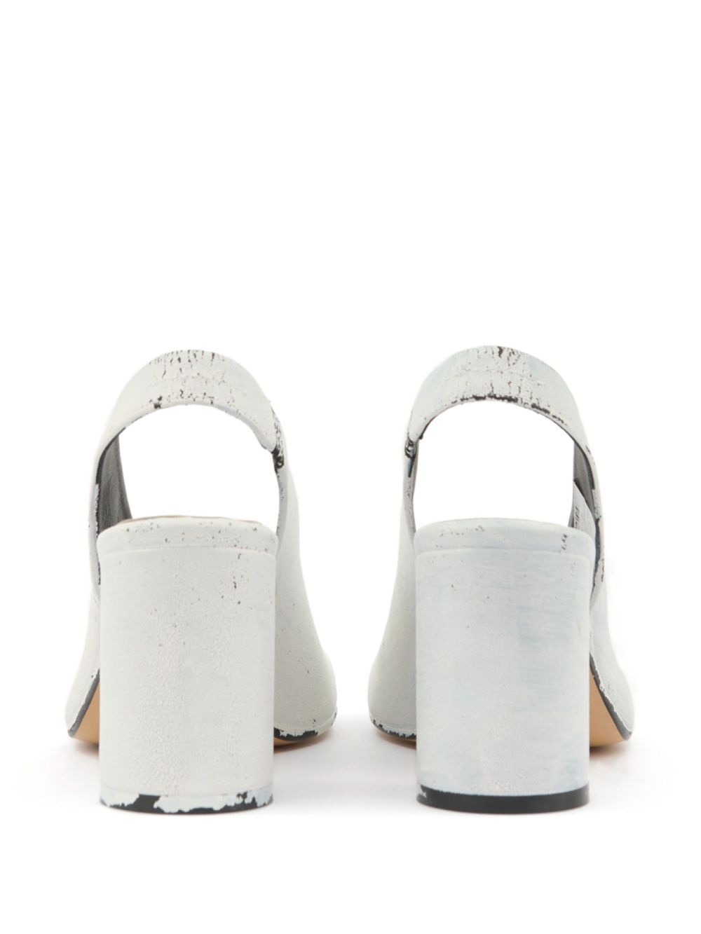 painterly-print slingback sandals - 3