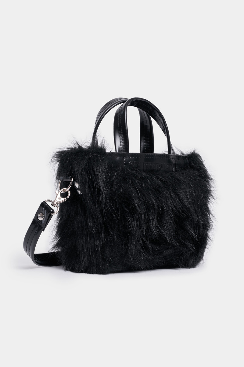 Biblio Mini Faux Bag Opal Black 1