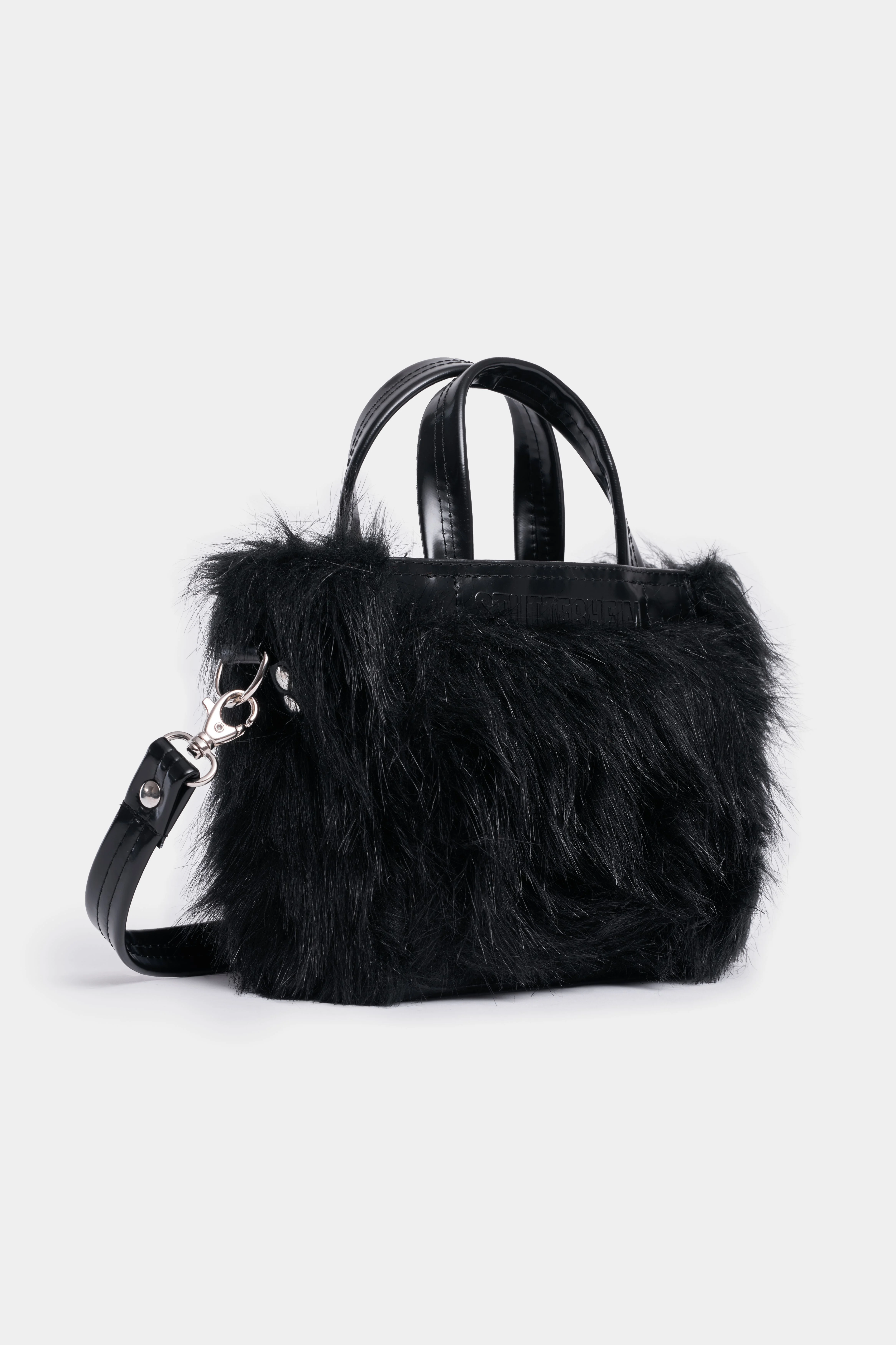 Biblio Mini Faux Bag Opal Black - 1