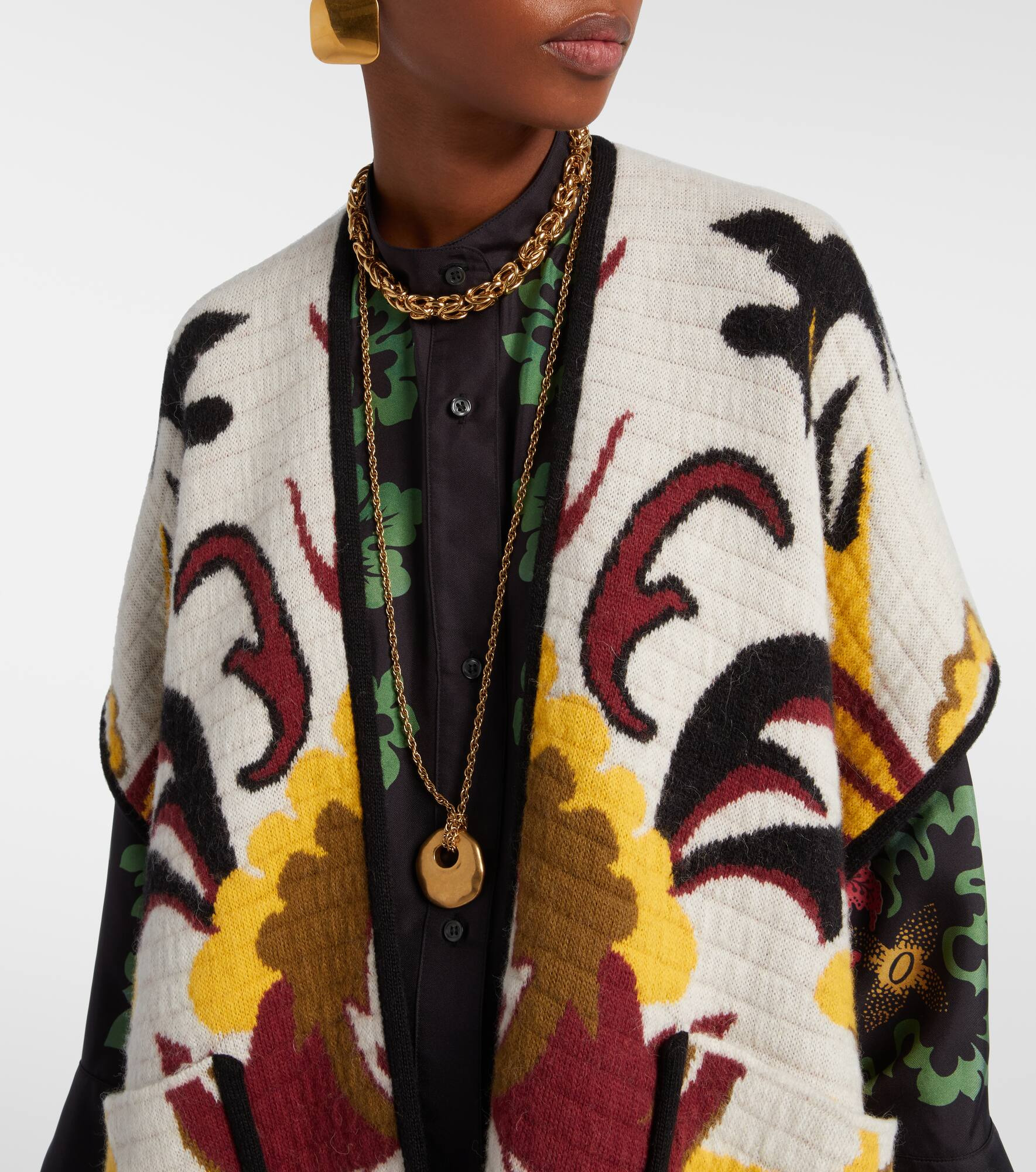 In My Power patterned cape - 4