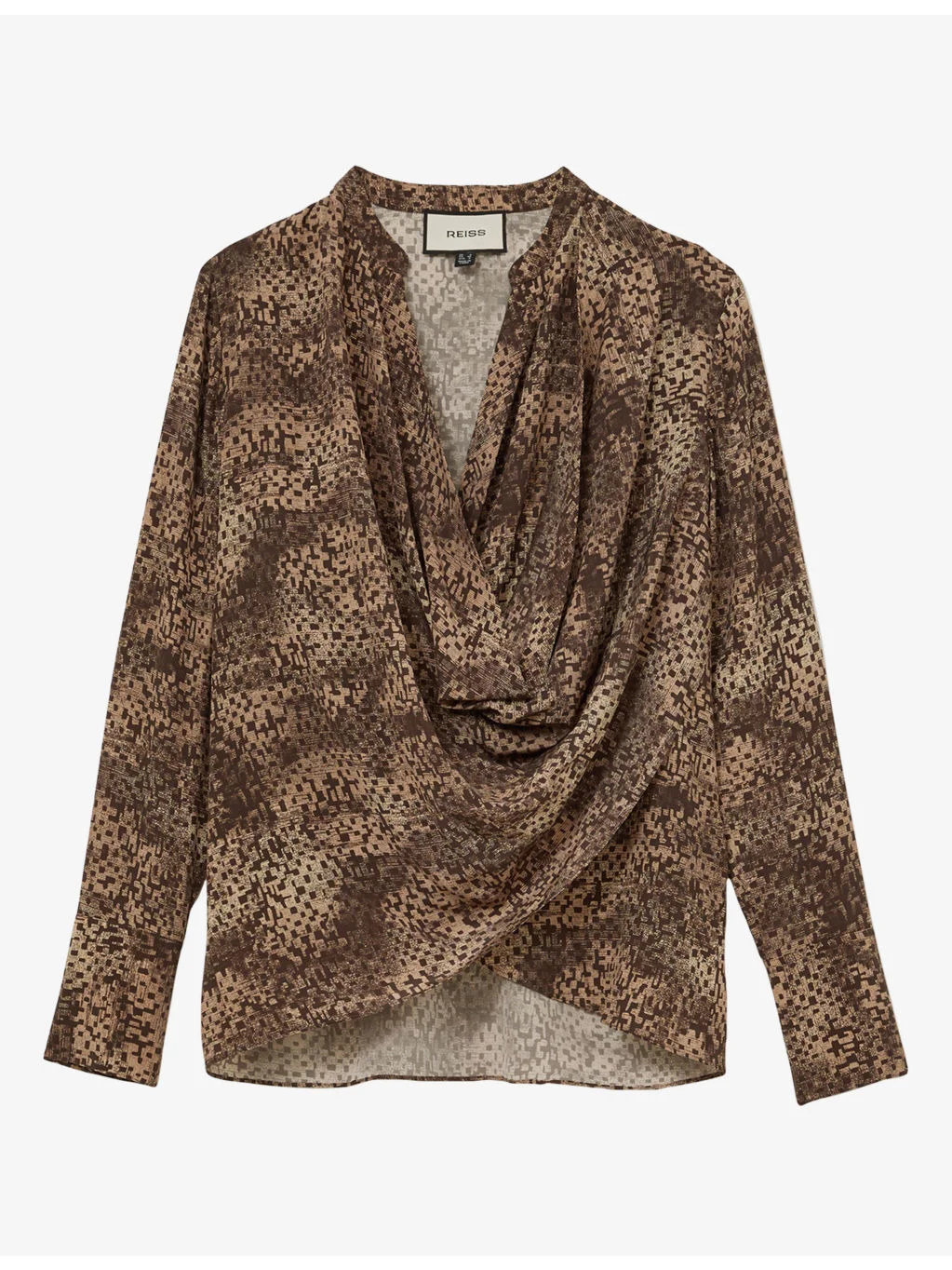 Laurie Draped Silk Blouse - 1