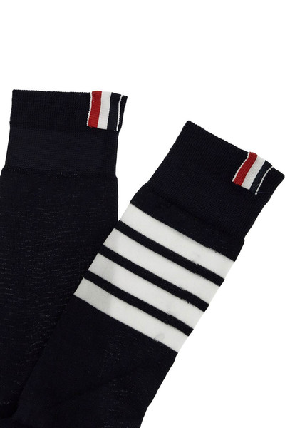 Thom Browne Calzini Medi 4 Bar In Cotone Leggero outlook