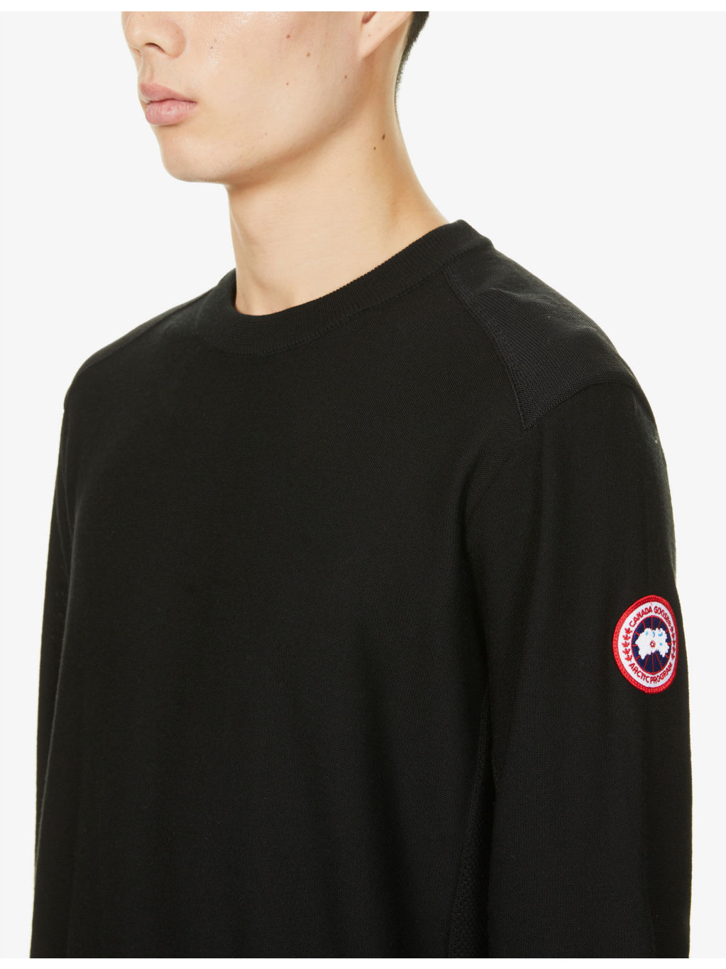 Dartmouth brand-patch wool jumper - 5