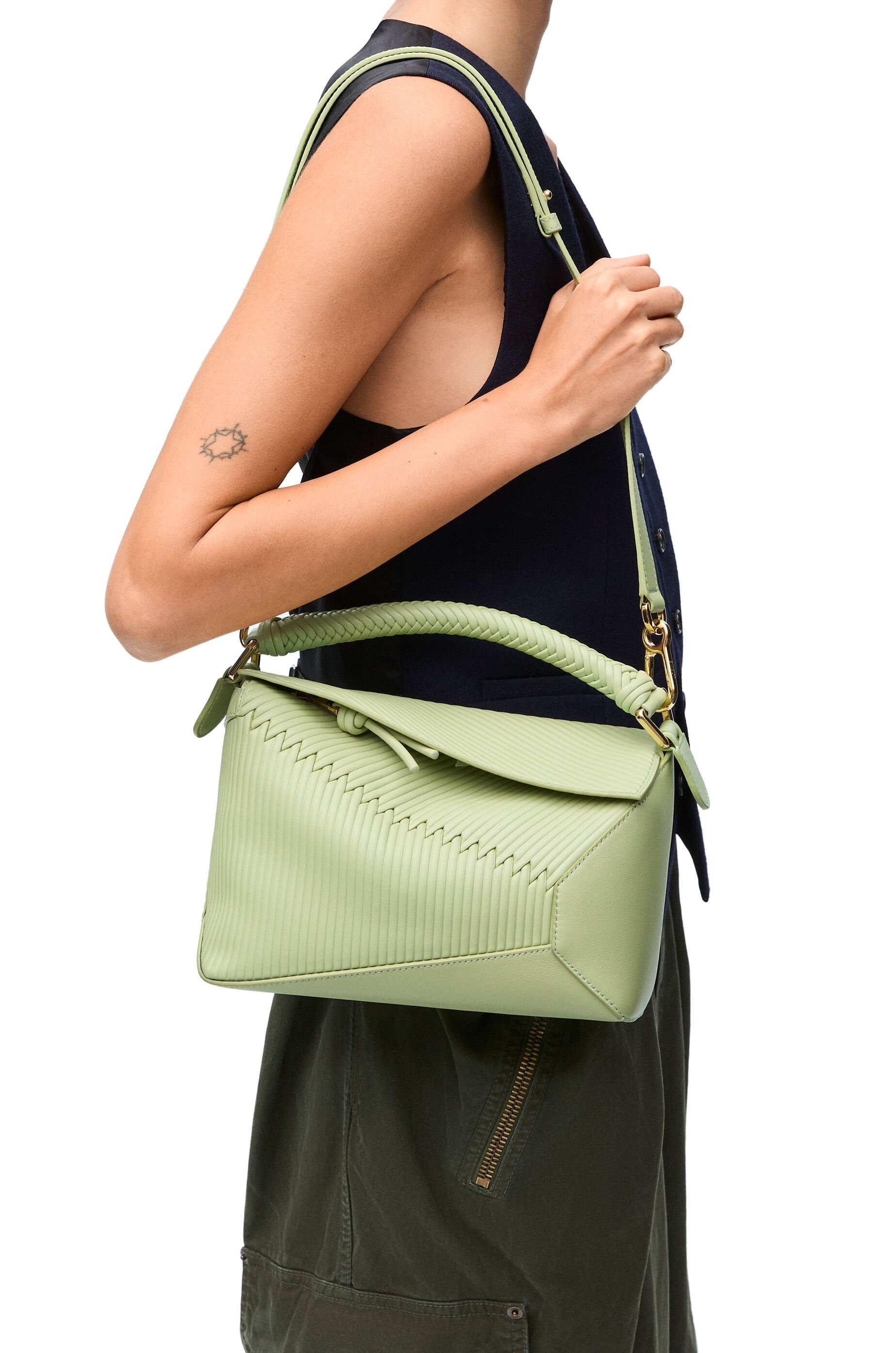 Small Puzzle bag in calfskin - 2