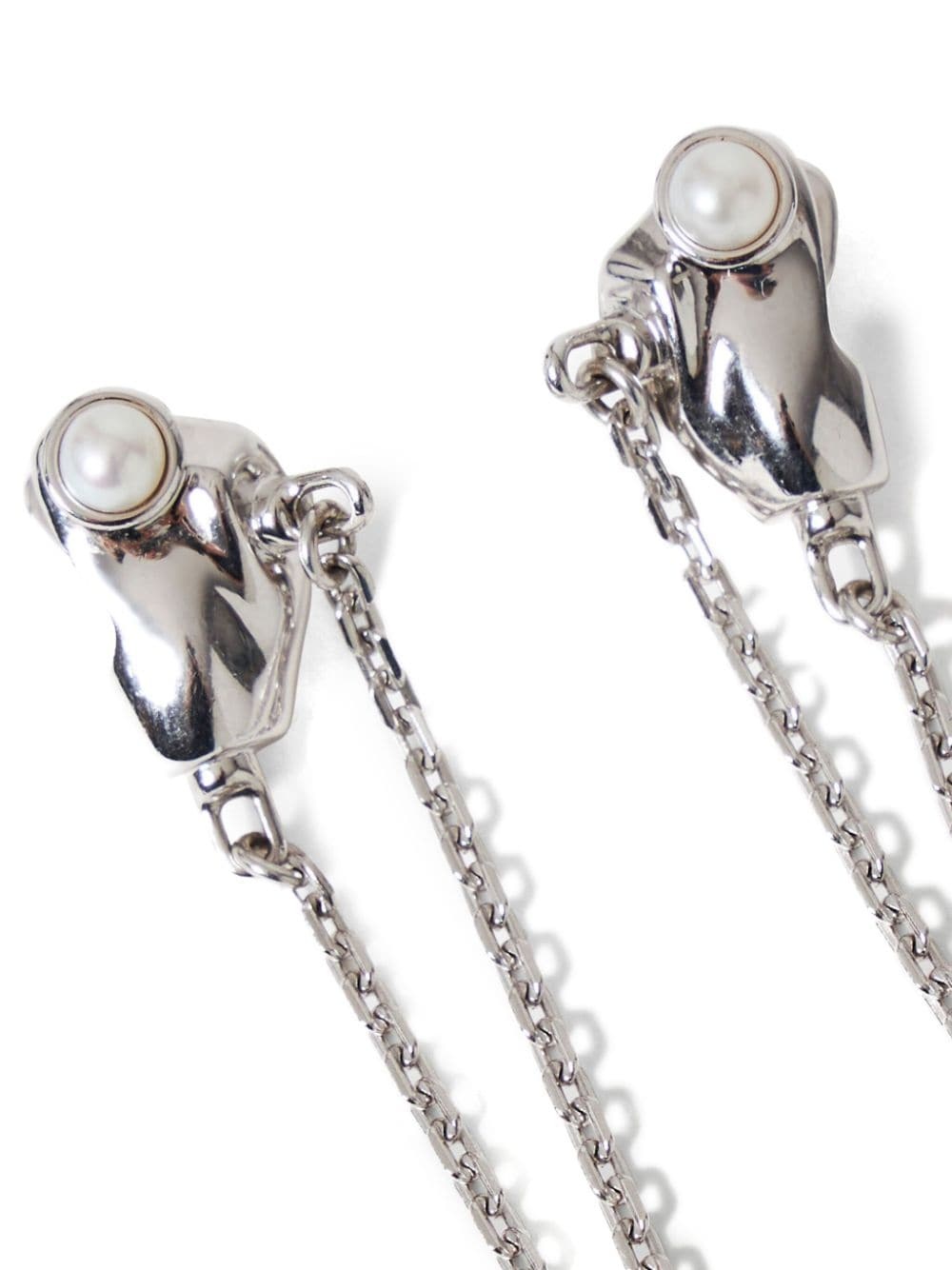 chain-detail earrings - 3