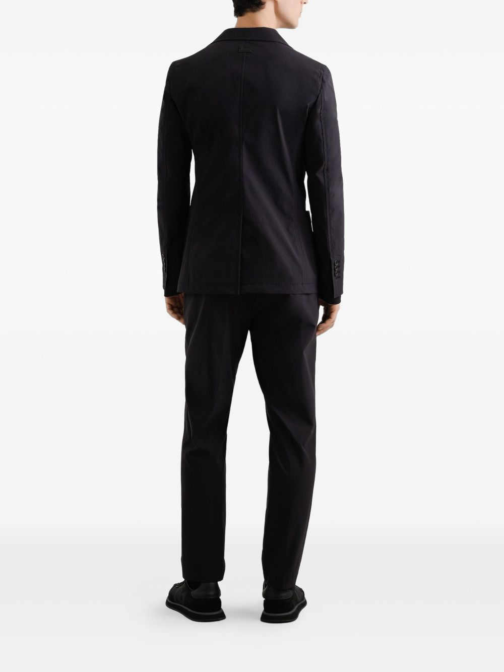 contrast-trim long-sleeve T-shirt - 3