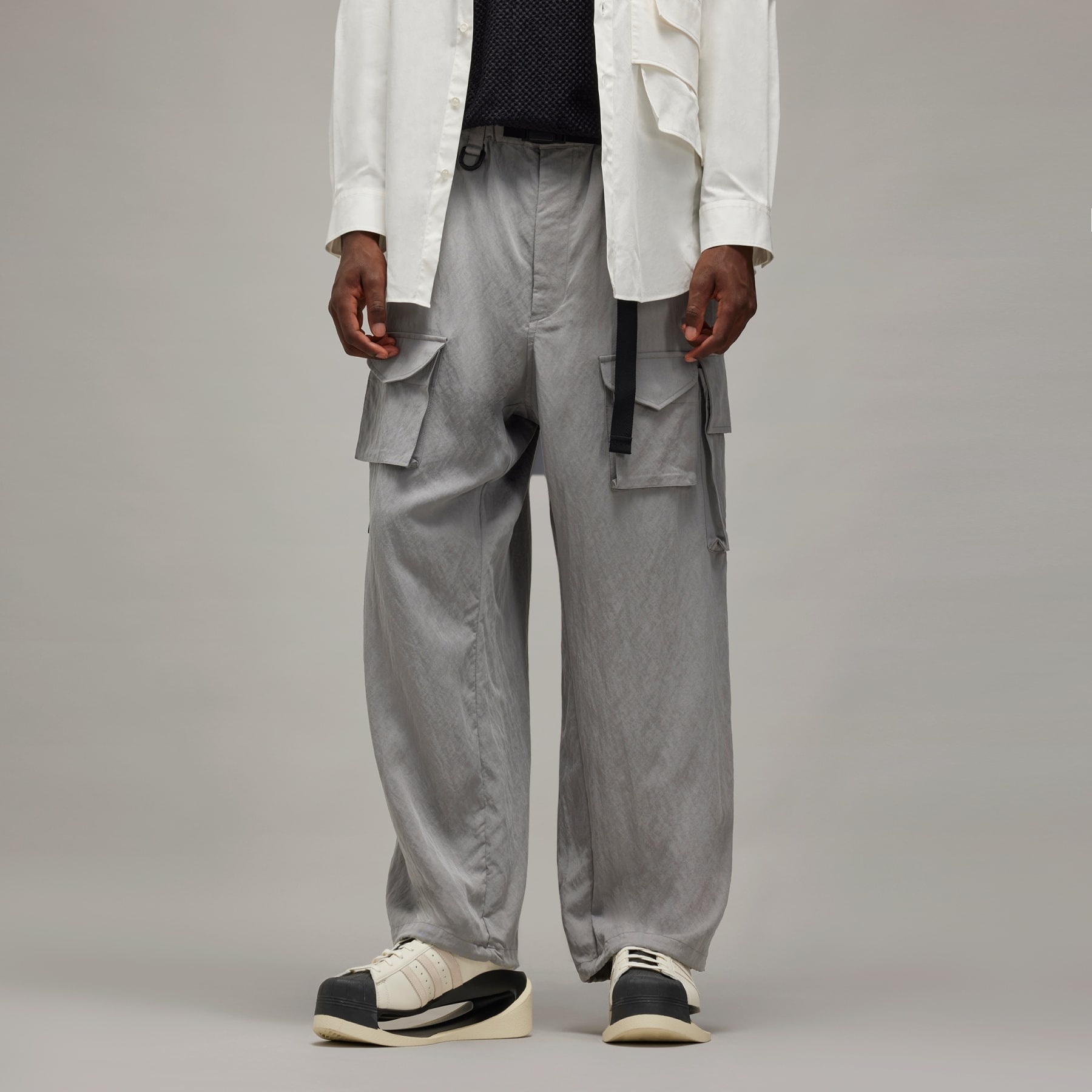 Y-3 Washed Twill Cargo Pants - 2