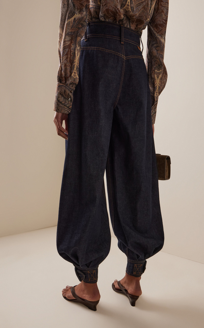 Hypnotic Denim Harem Cotton Blend Pant dark wash 5