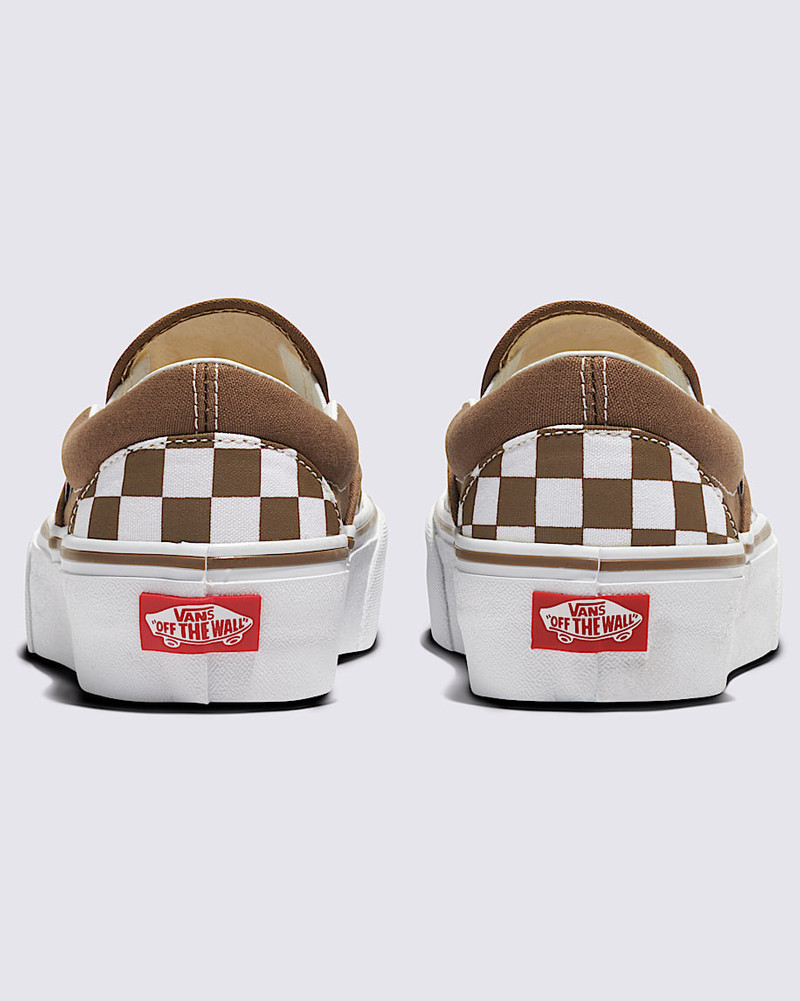Classic Slip-On Platform Checkerboard Shoe 4