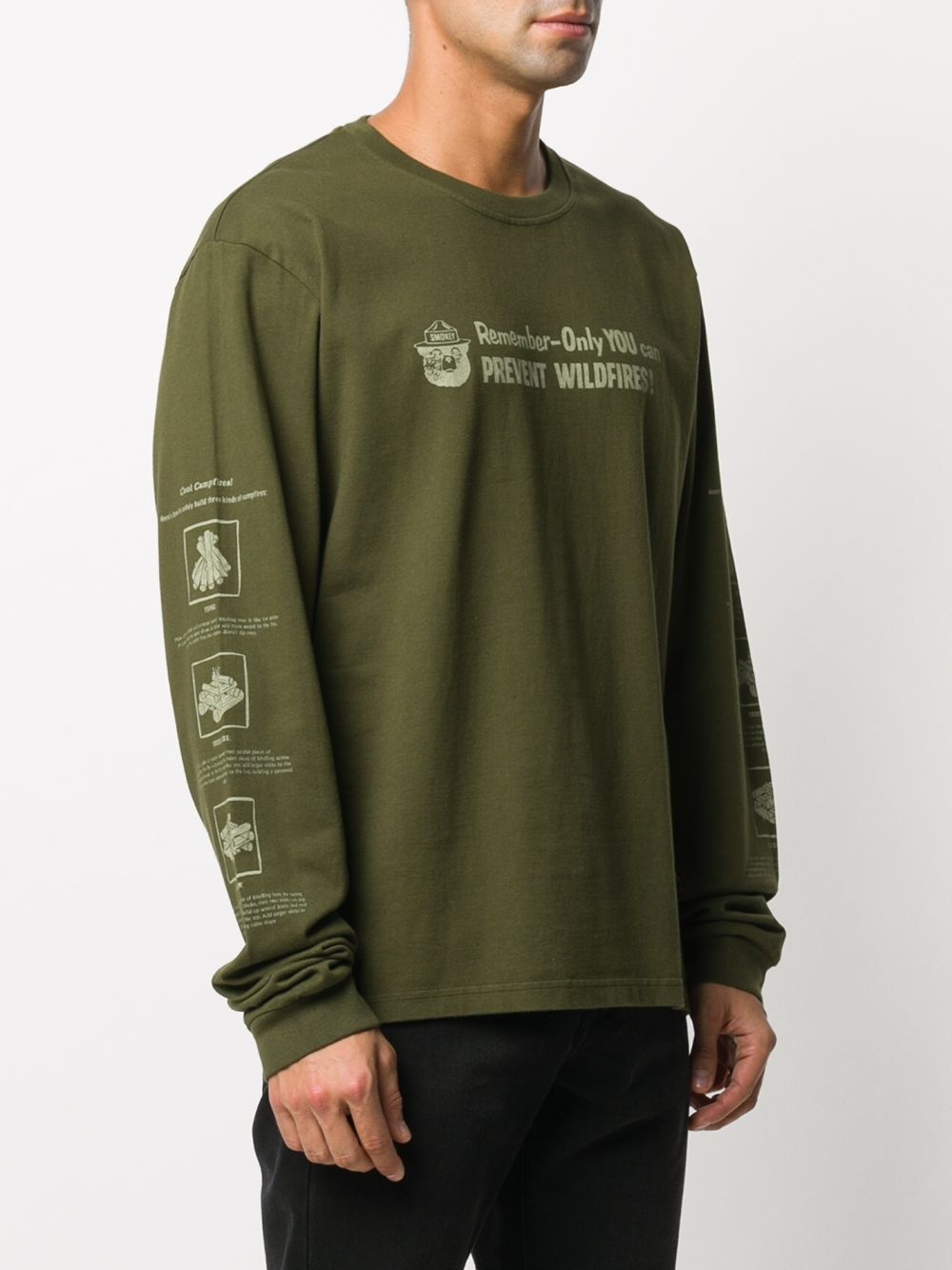 slogan print sweatshirt - 3