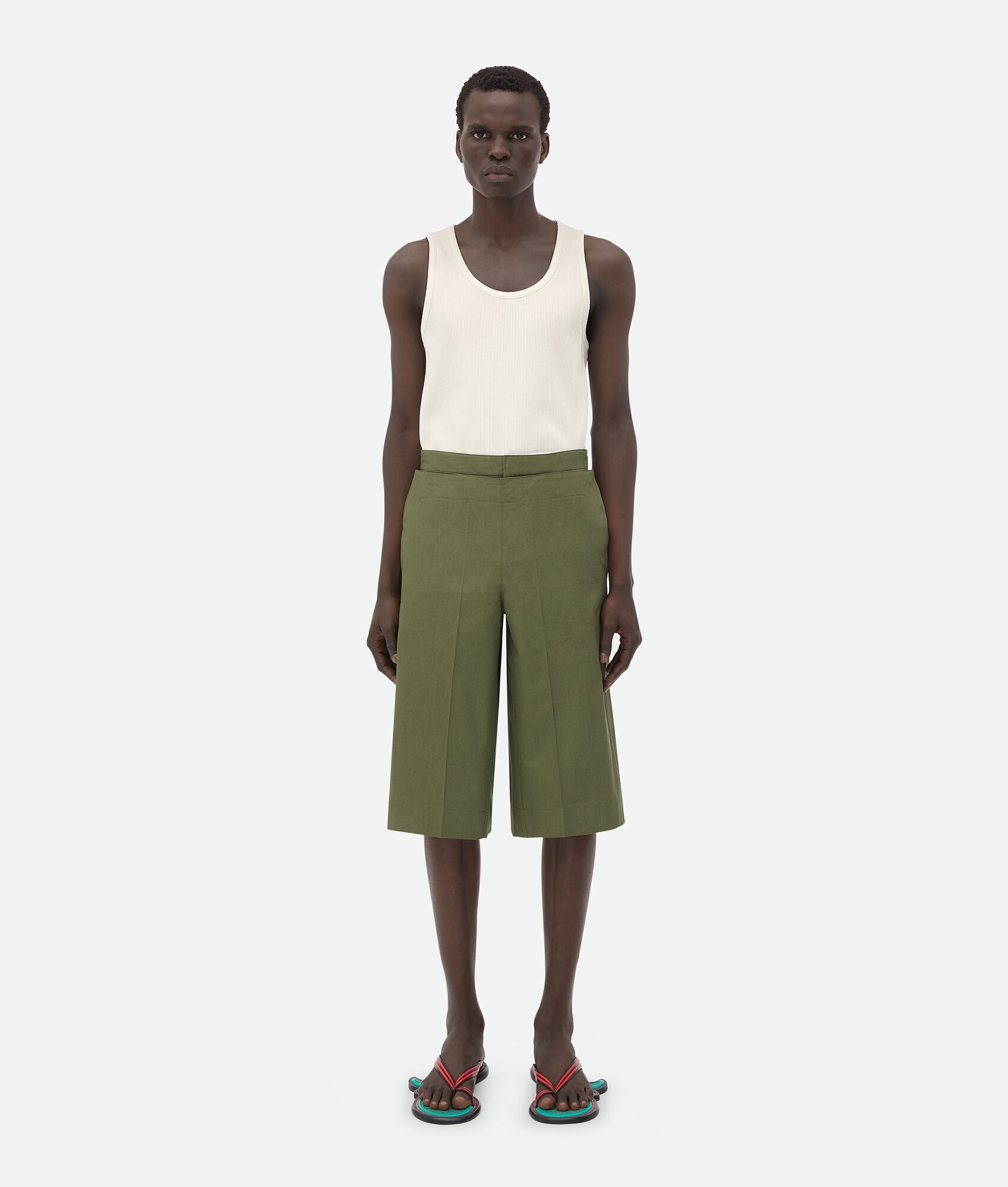 Compact Cotton Shorts - 4