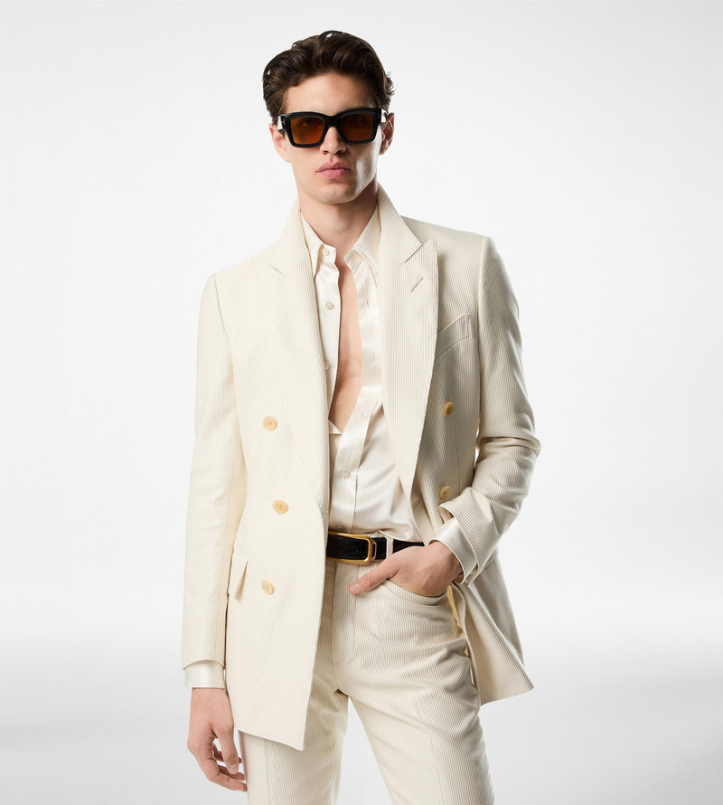 TOM FORD SILK COTTON CANNETE ATTICUS JACKET outlook