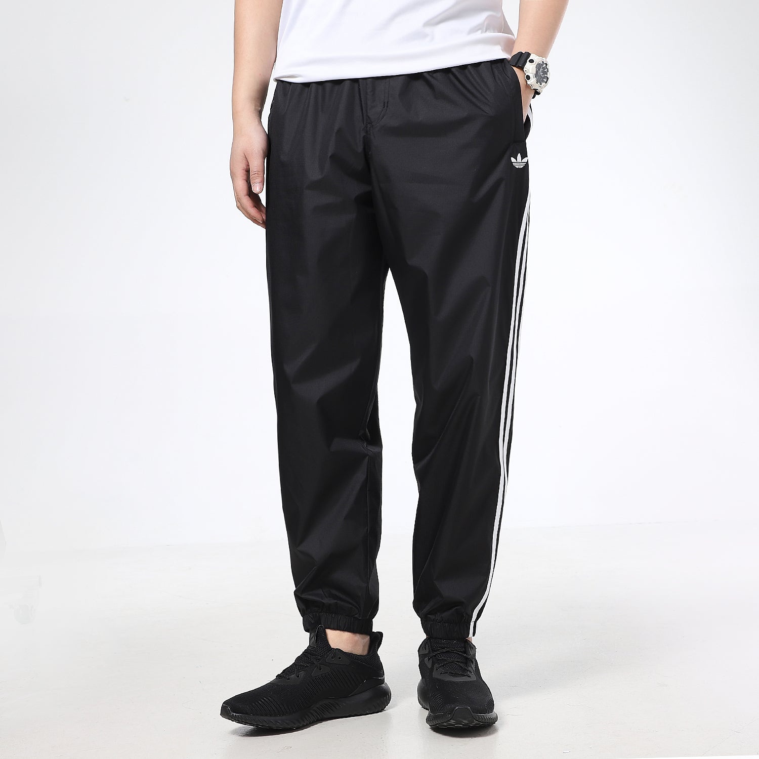 adidas originals Casual Sports Side Striped Leggings For Men Black GL9923 - 3