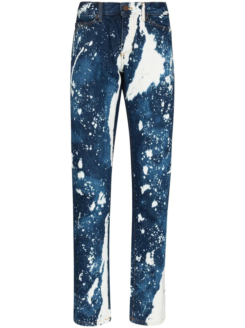 Galaxy Dye slim-fit jeans 1