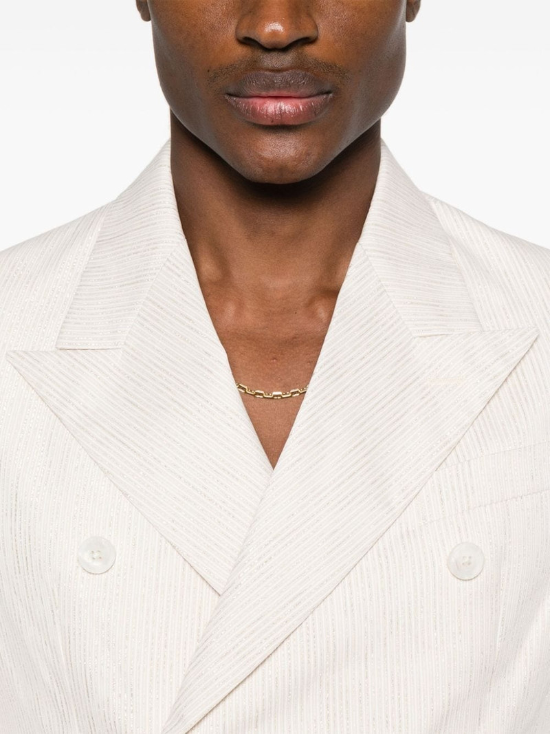 metallic-threading blazer 5