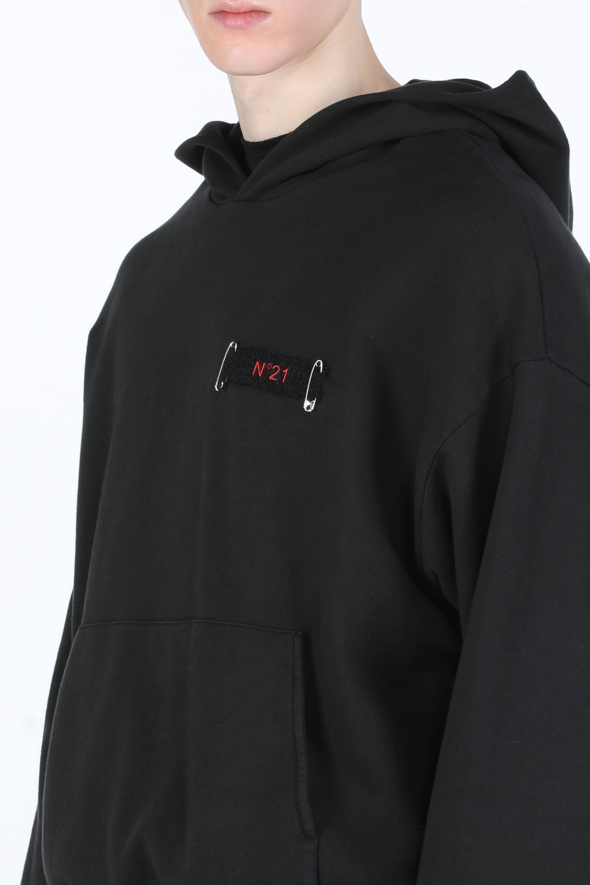 LOGO PATCH HOODIE - 5