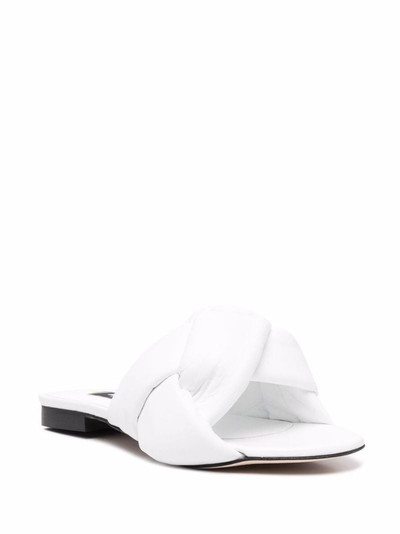 MSGM knot-detail sandals outlook