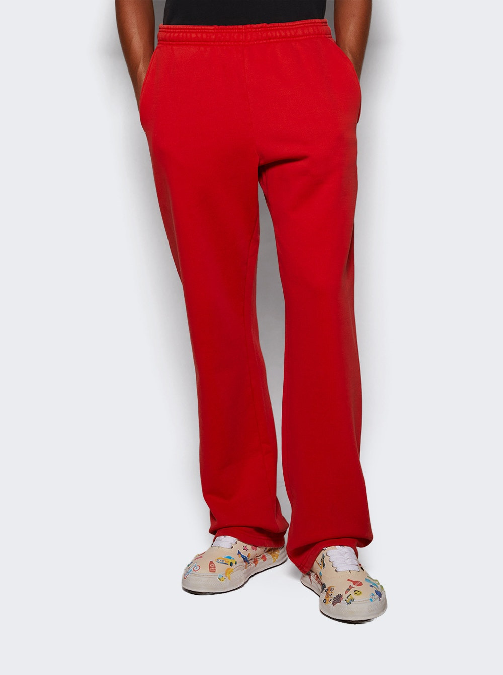 Straight Leg Sweatpant Cherry - 2