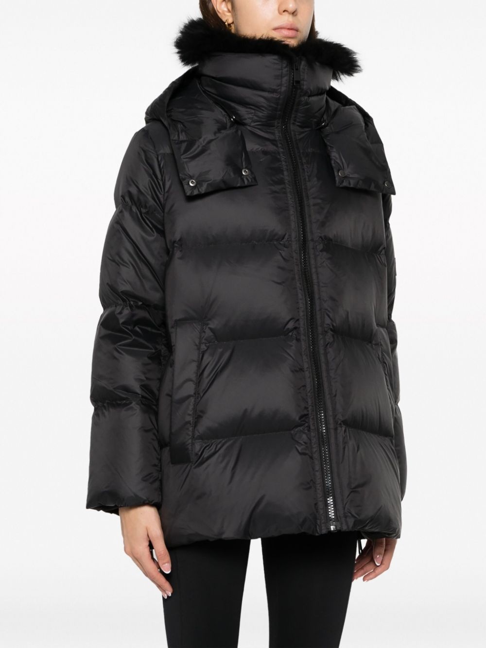 hooded padded jacket - 3