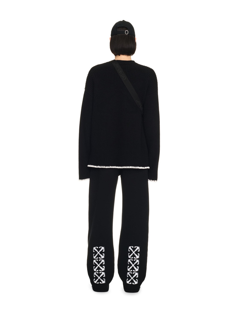 Contrast Trim Knit Turtleneck 4