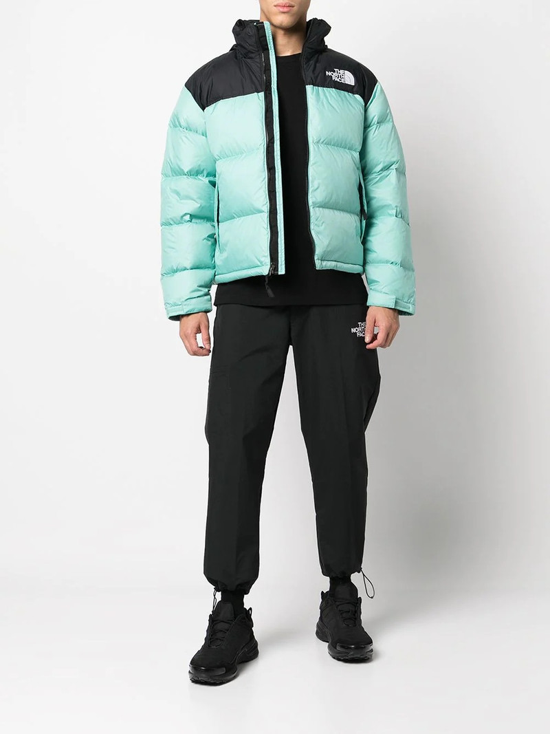 The North Face embroidered-logo padded jacket outlook