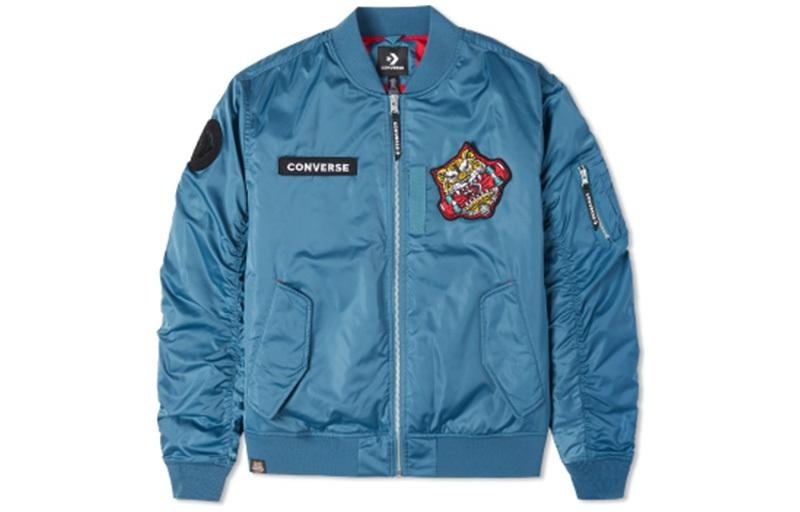 Converse CNY Tiger Bomber Jacket 'Blue Multi' 10024146-A01 - 1