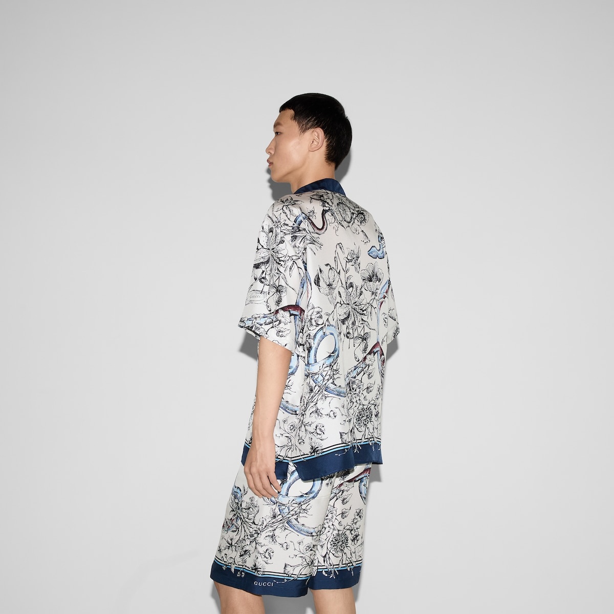 Printed silk shirt - 4