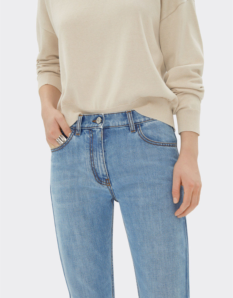 Five-pocket denim trousers 5