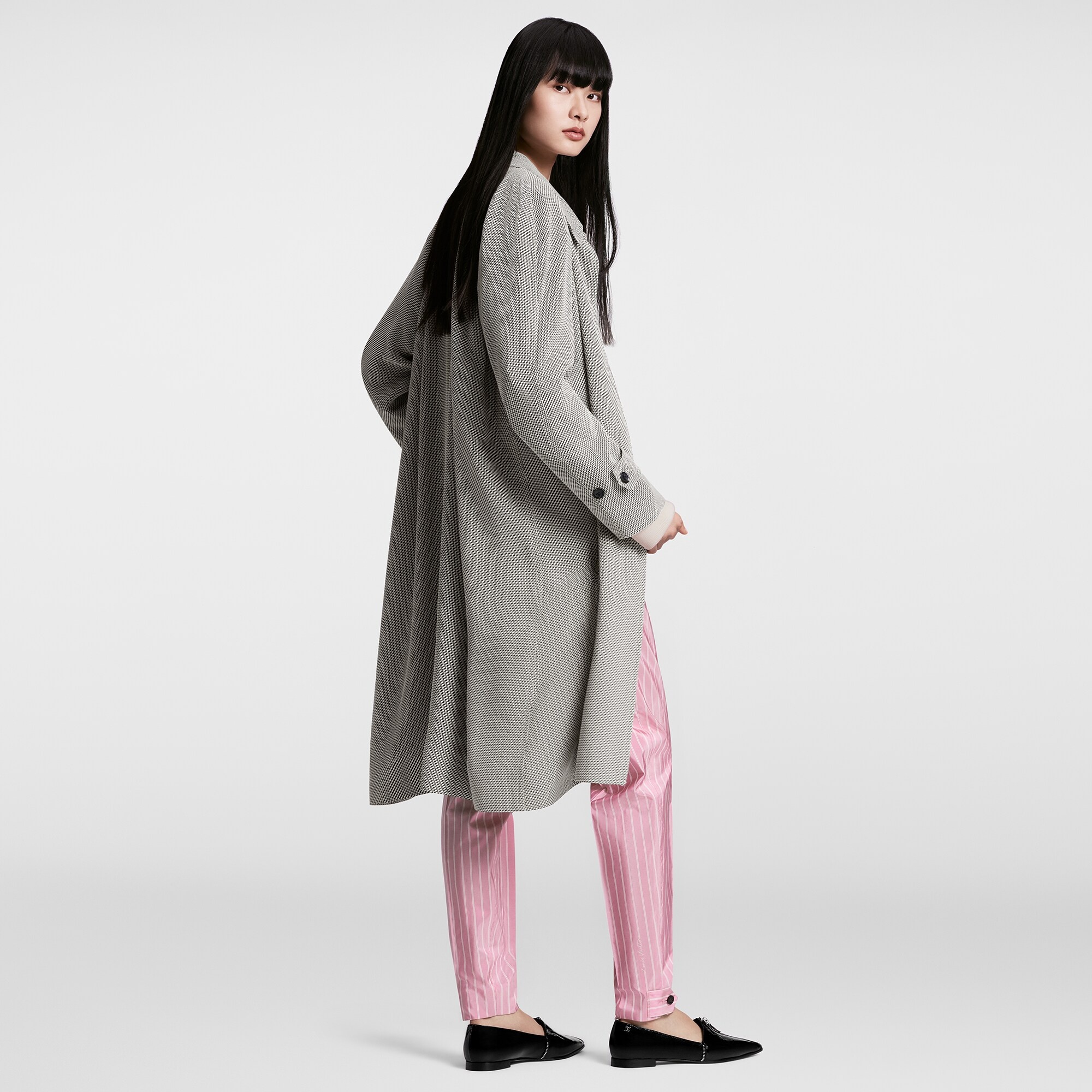 Zigzag Raglan Coat - 3