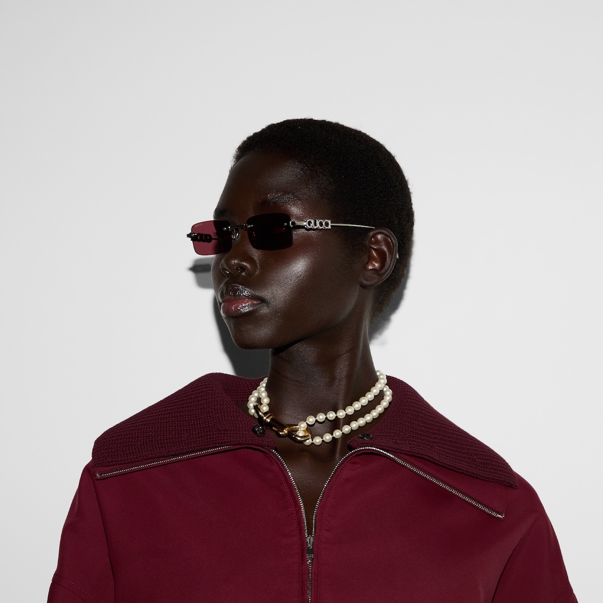 Rectangular frame sunglasses - 3