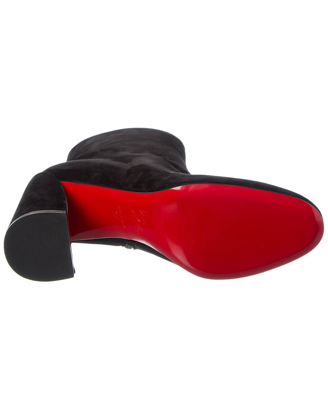 Christian Louboutin Turela 85 Suede Bootie - 4